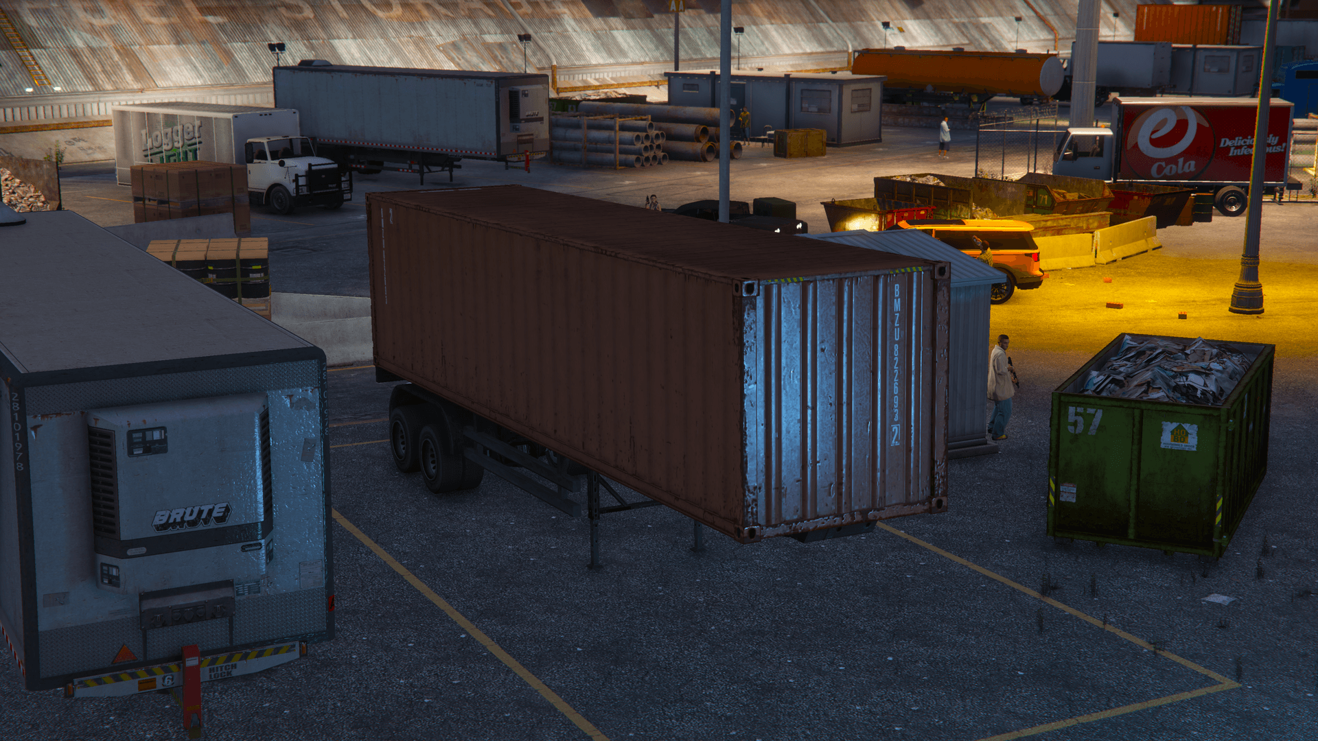 You do not have to haul the whole container back to the Hangar.