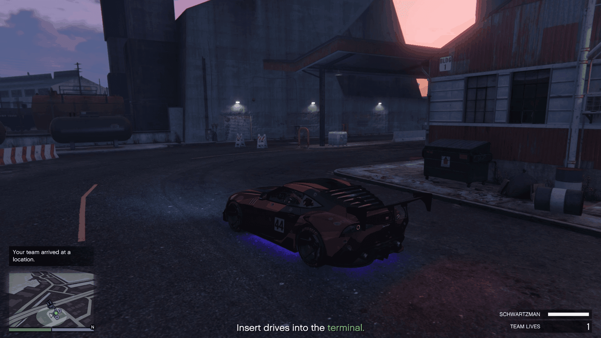 Arriving at Elysian Island