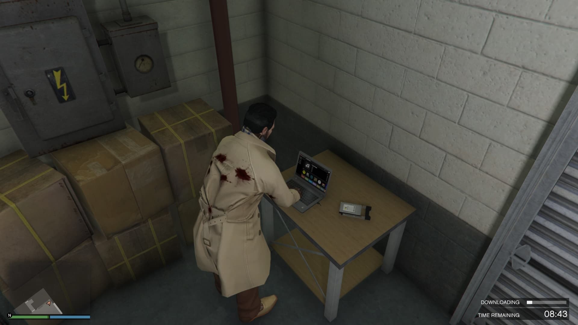 You can locate the other weapon shipment locations when you interact with the laptop.