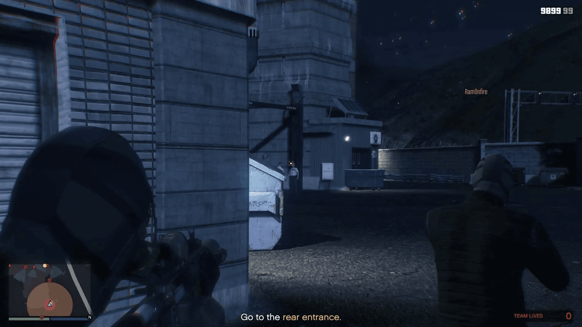 Taking out a pair of guards