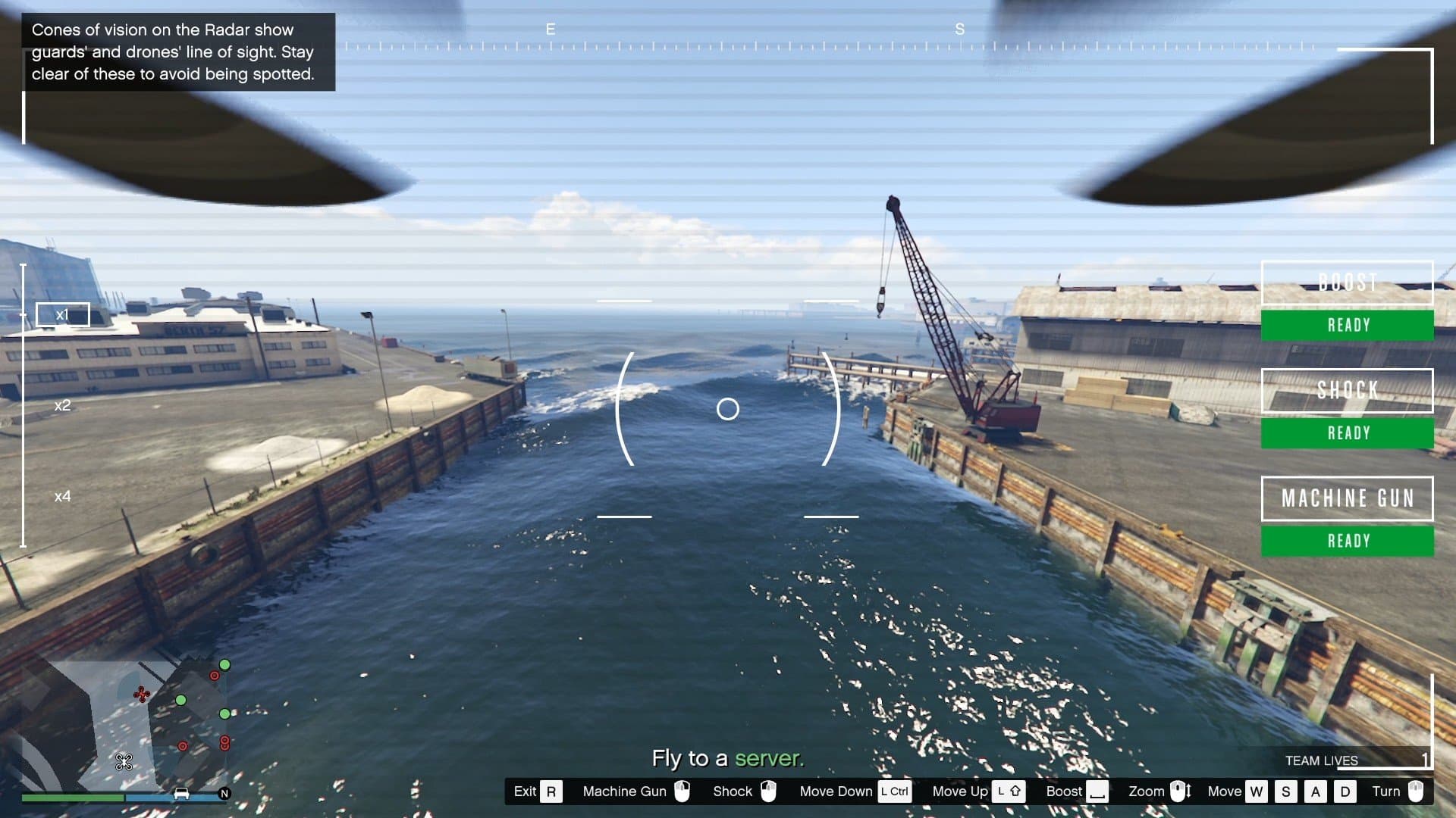 Drone POV.