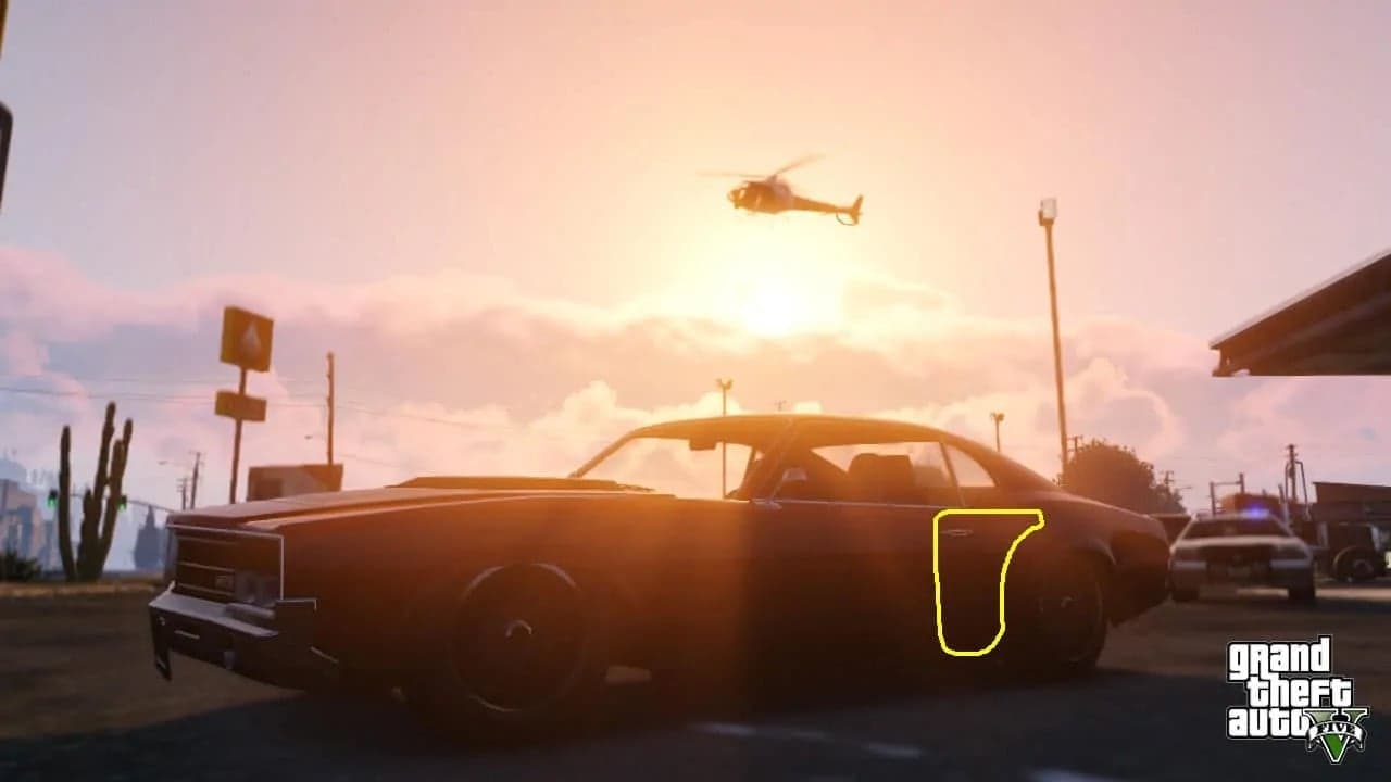 The spot to hit to blow up cars easily in GTA 5 and GTA Online.