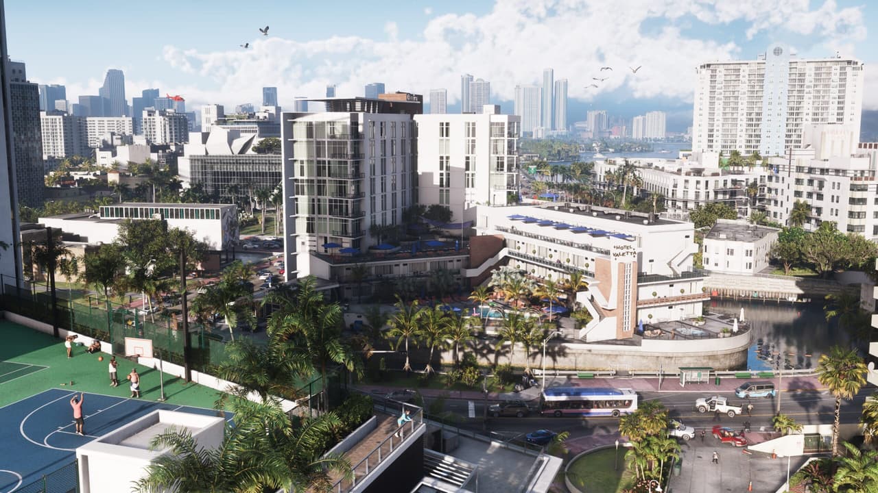 Overview of the new and improved Vice City in GTA VI.