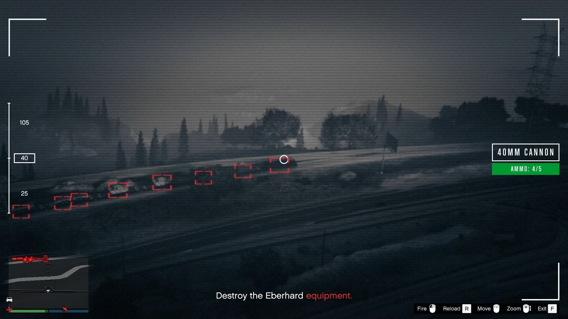 Shooting at the locomotive and destroying the remaining equipment behind the locomotive.