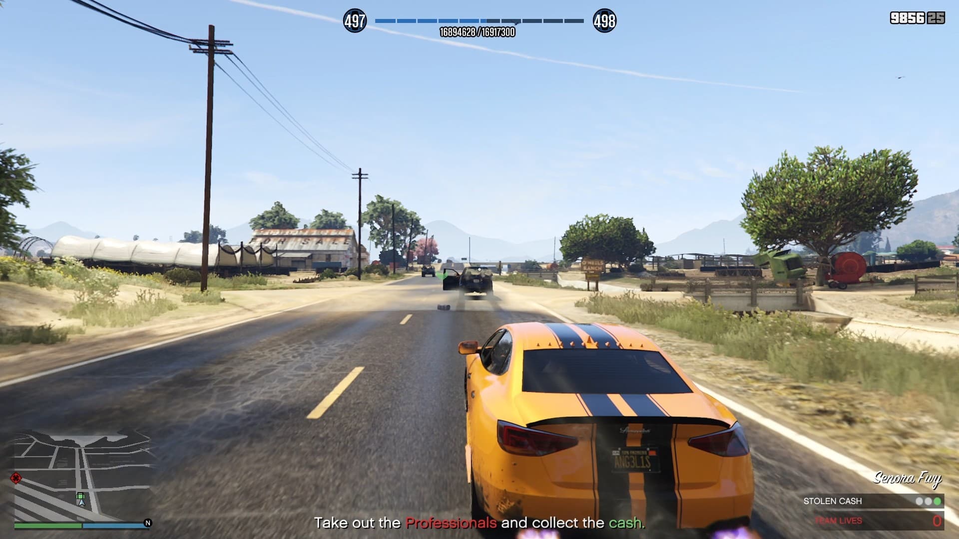Recovering the stolen cash.