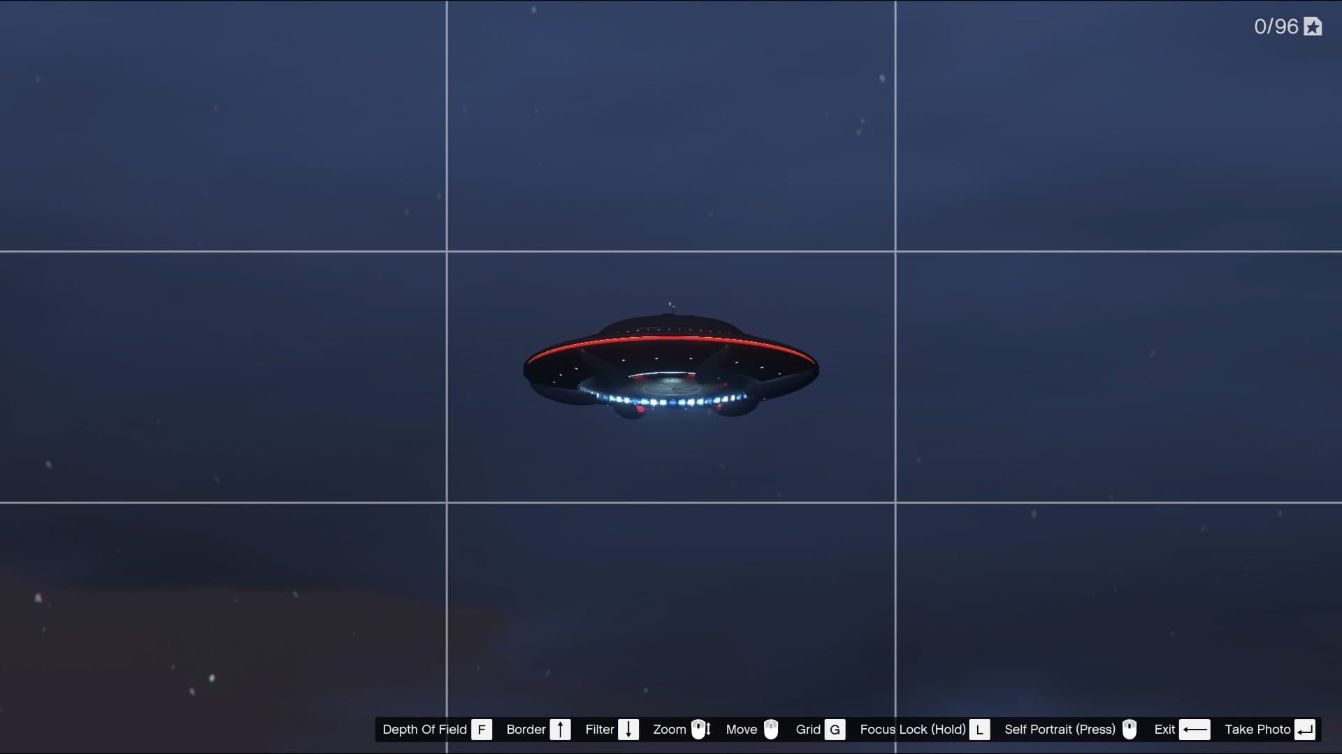 UFO close up using the phone camera.
