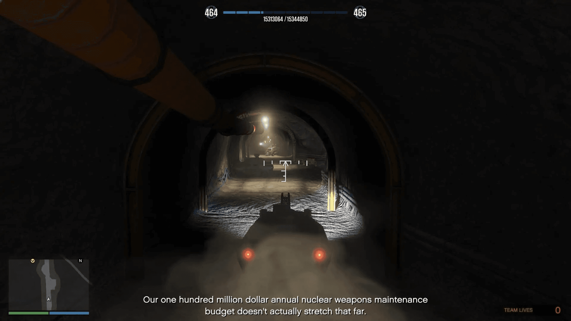 Making our way to the end of the tunnel