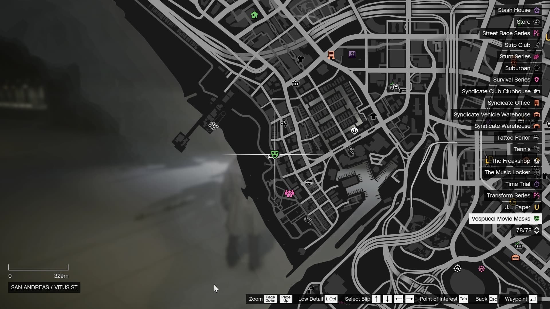 Mask shop location.