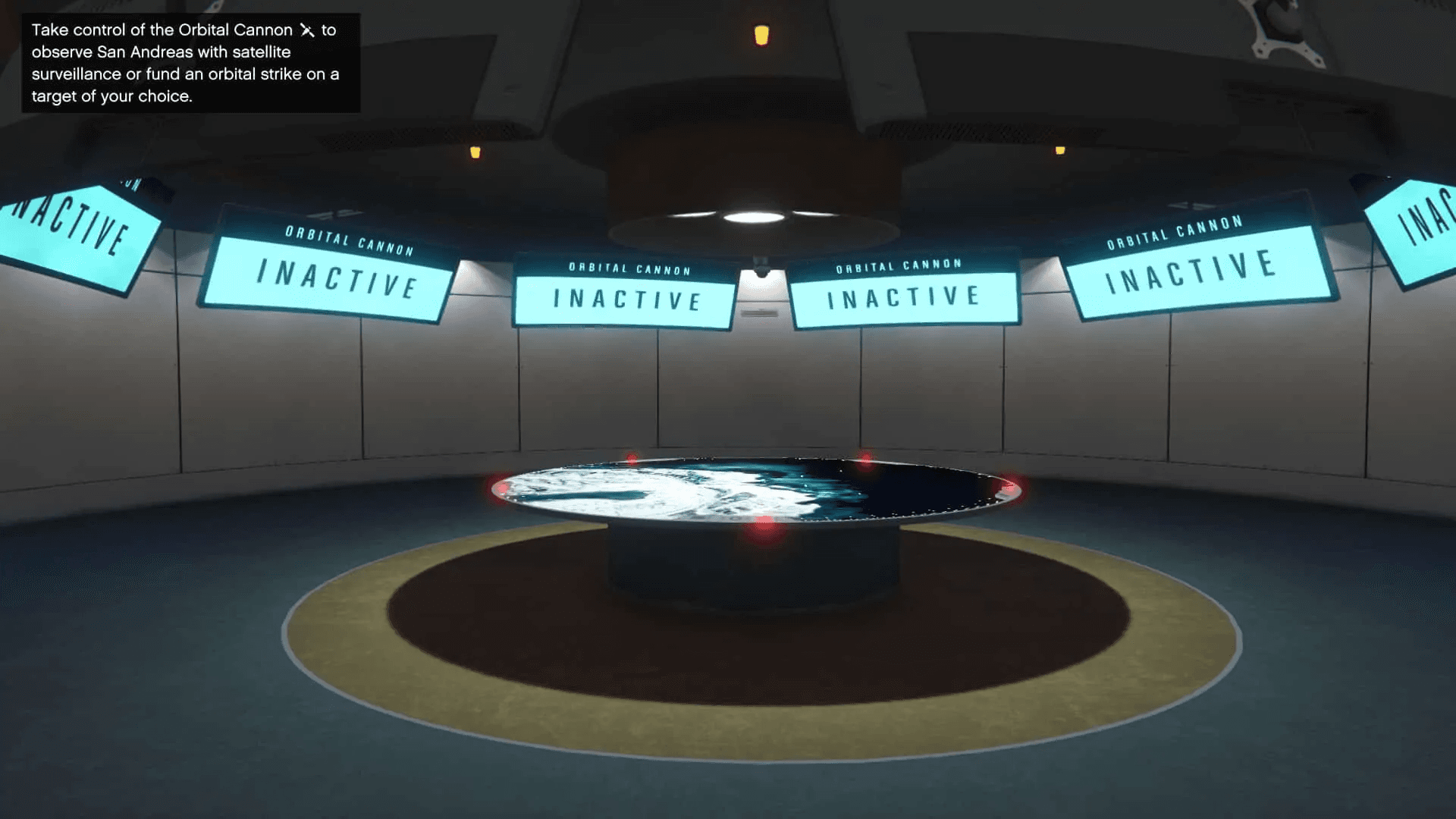 Orbital Cannon room in the facility in GTA Online