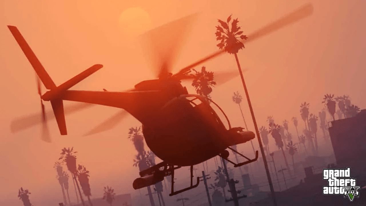GTA V Overshadowed By S.H.I.E.L.D. Helicarrier (Mod)