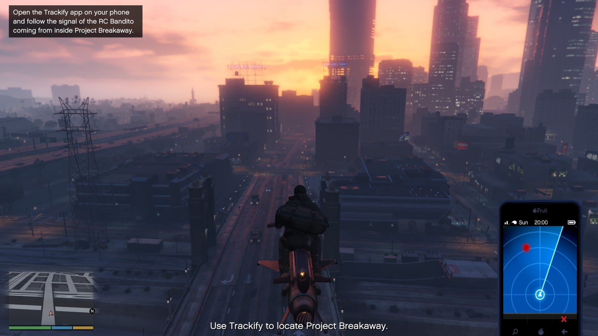 Using the Trackify app to track Project Breakaway.