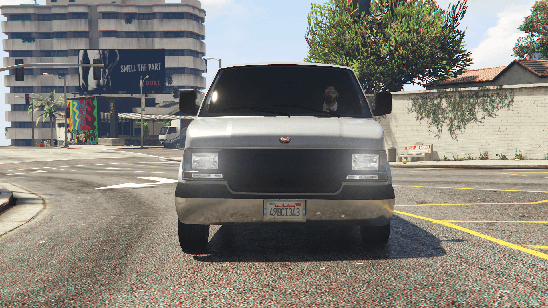 The front side of Vapid Speedo Custom.