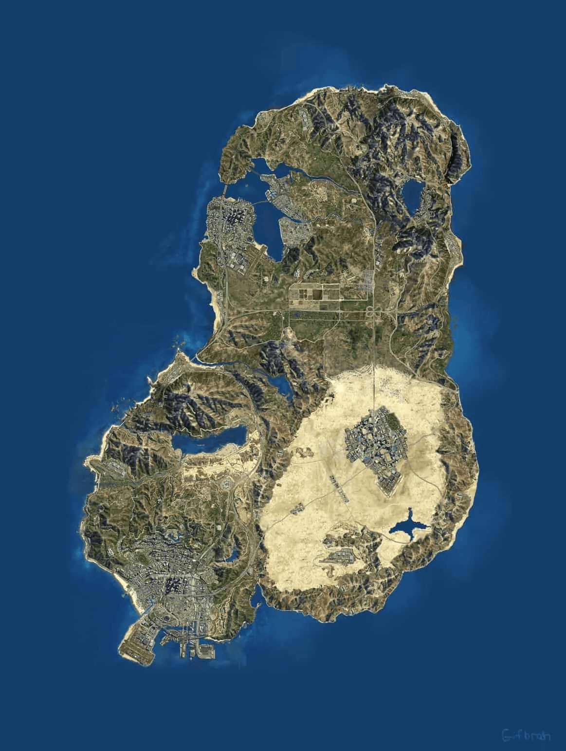 Check Out A Gta 5-style San Andreas Map