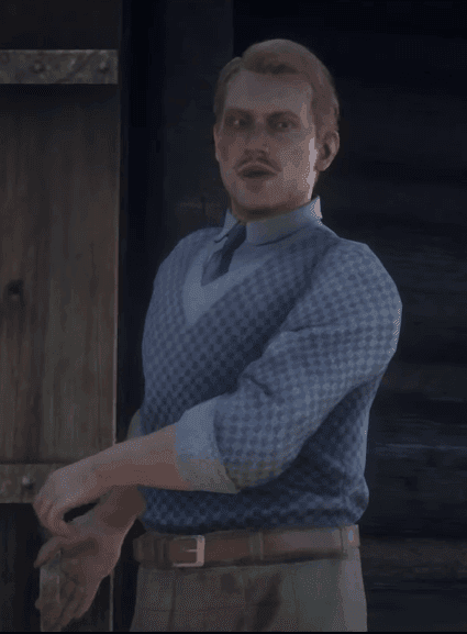 Francis Sinclair as seen in Red Dead Redemption 2