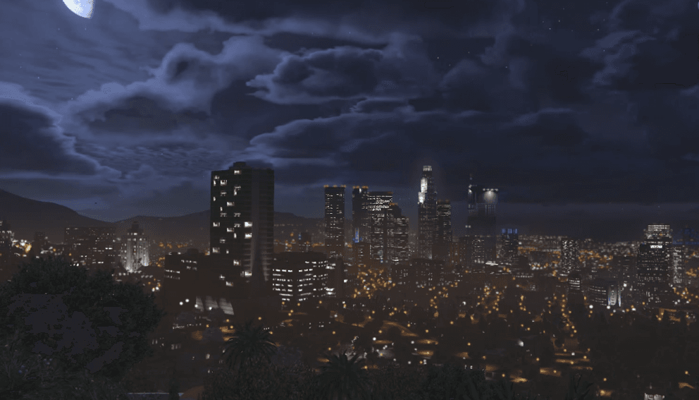 Los Santos at night time.