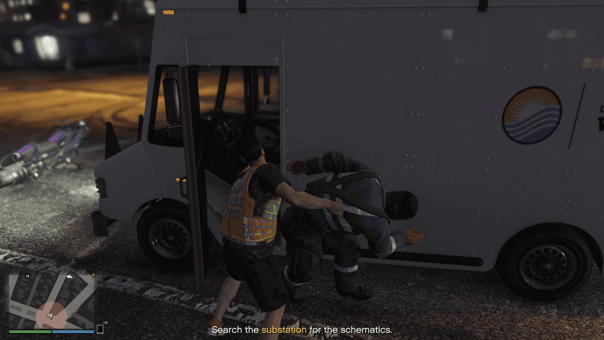 Hijacking the company truck