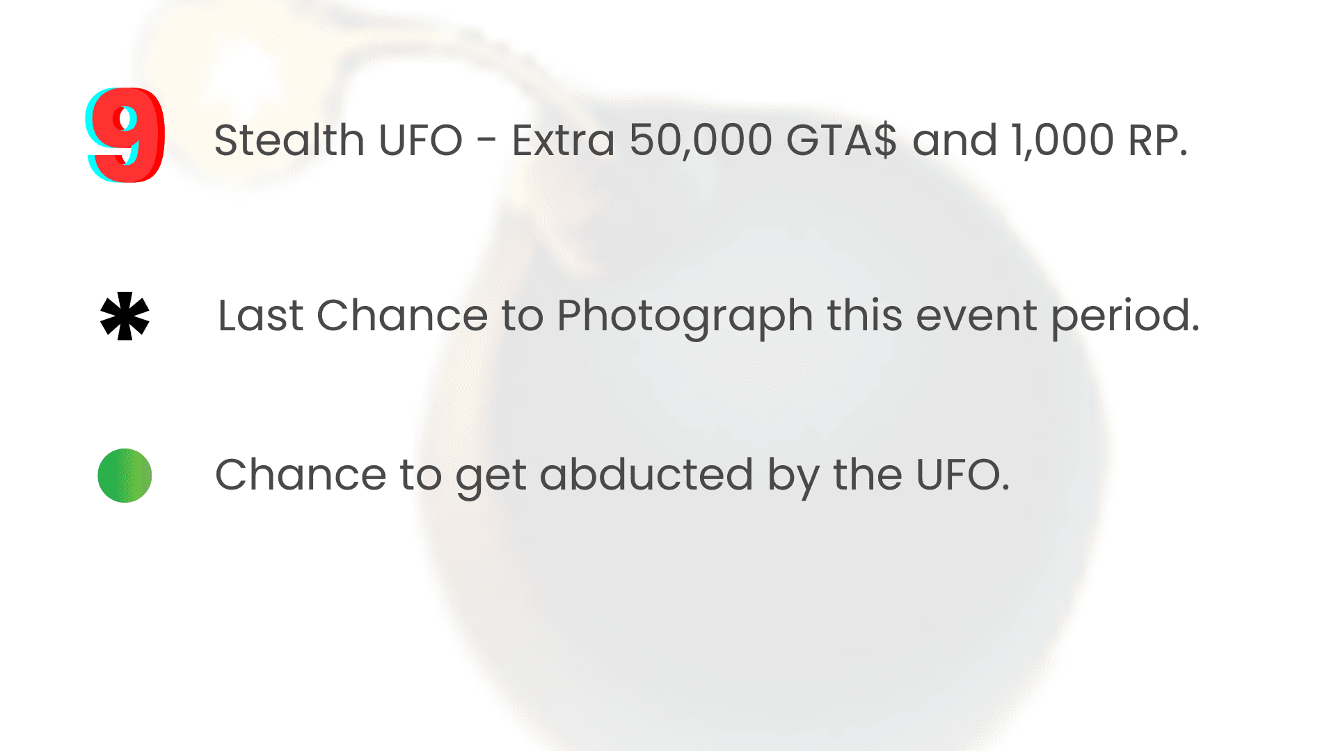 Event Schedule Legend.