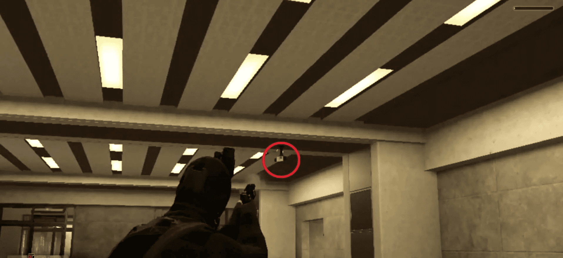 Taking out the camera to the right
