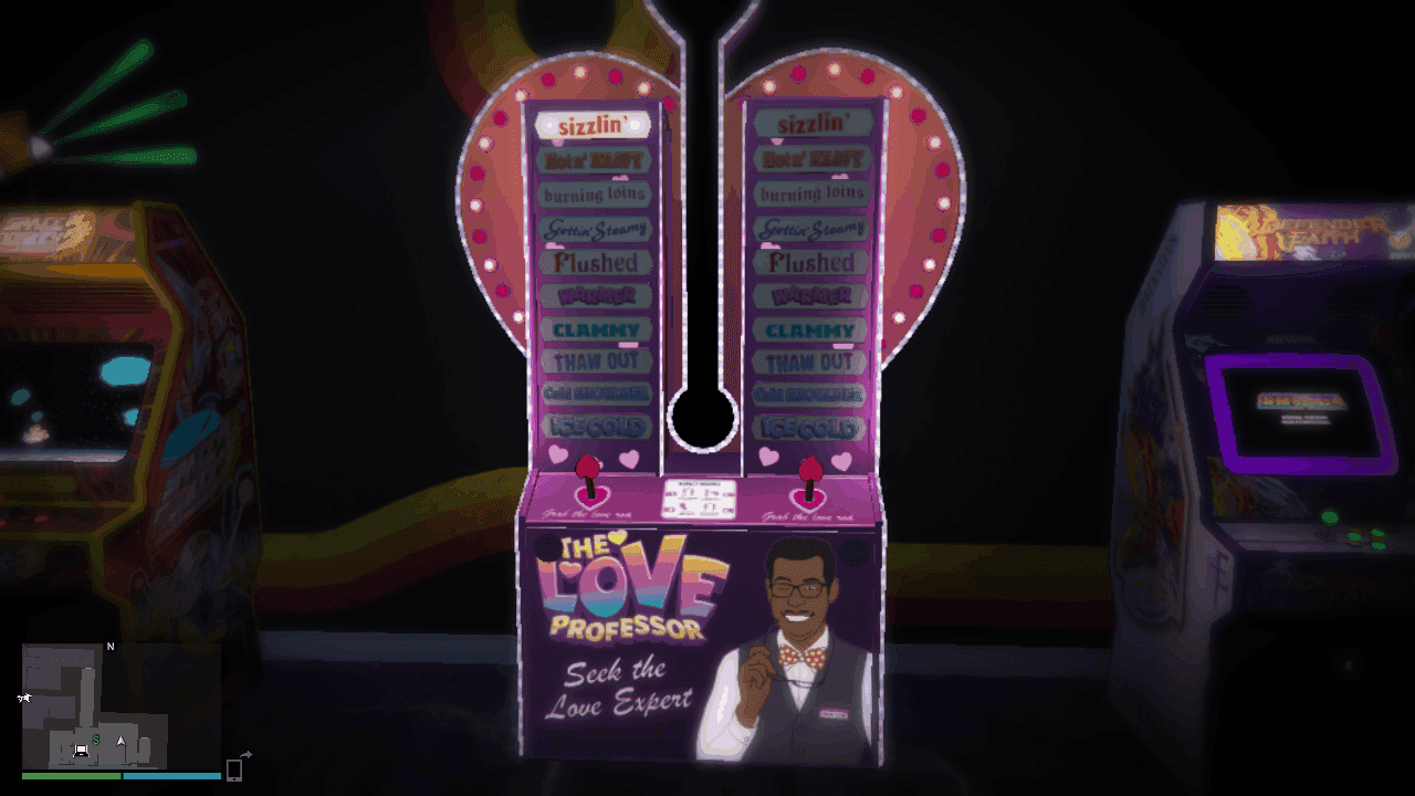 The Love Professor game in the arcade in GTA Online