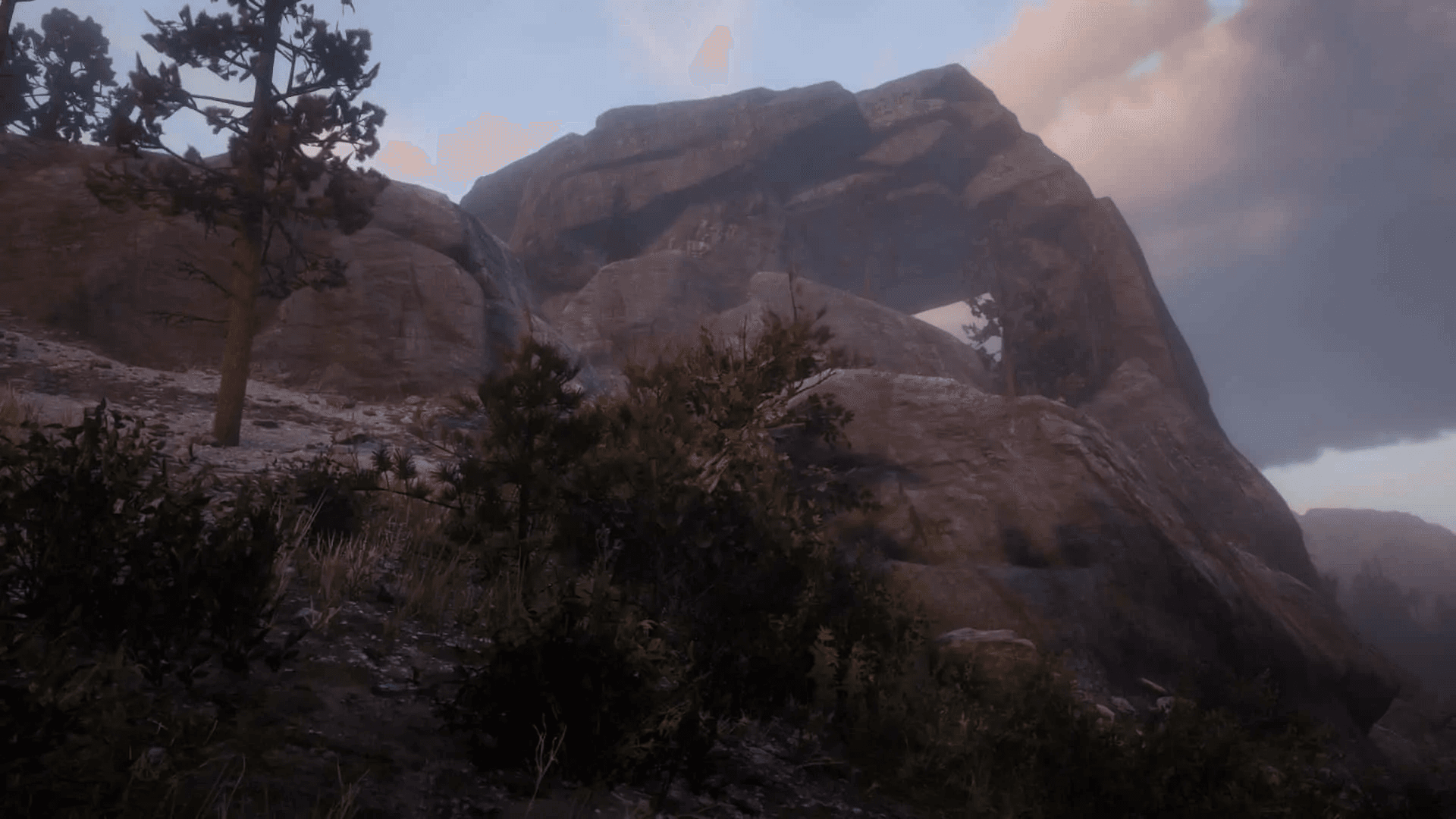 Window Rock as seen in Red Dead Redemption 2