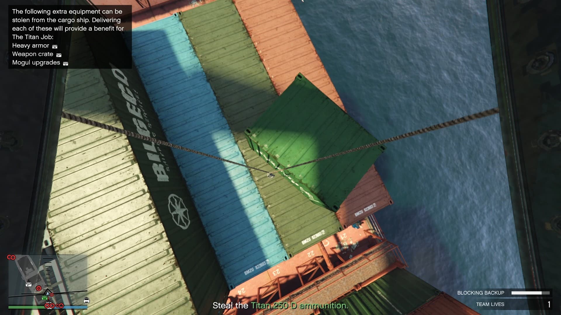 First person mode.