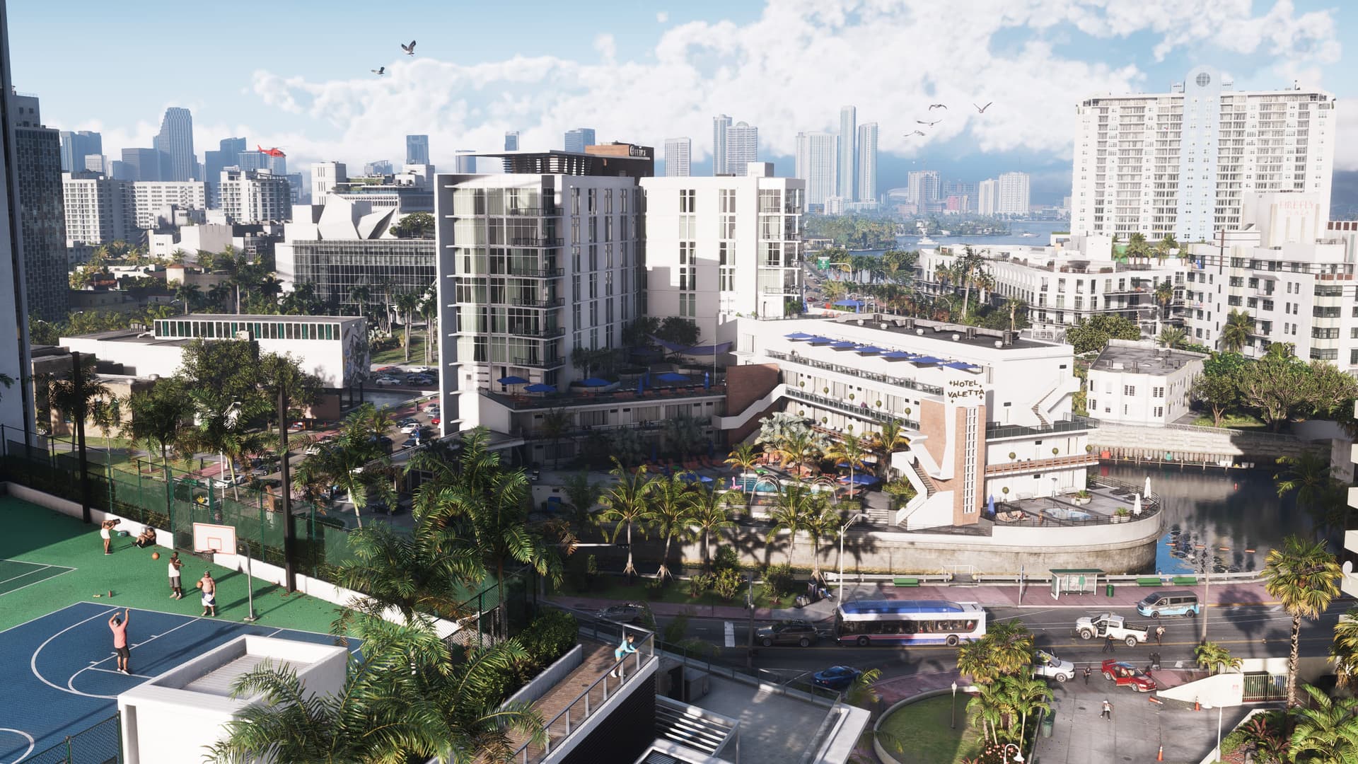 Official screenshot of Vice City within the State of Leonida.