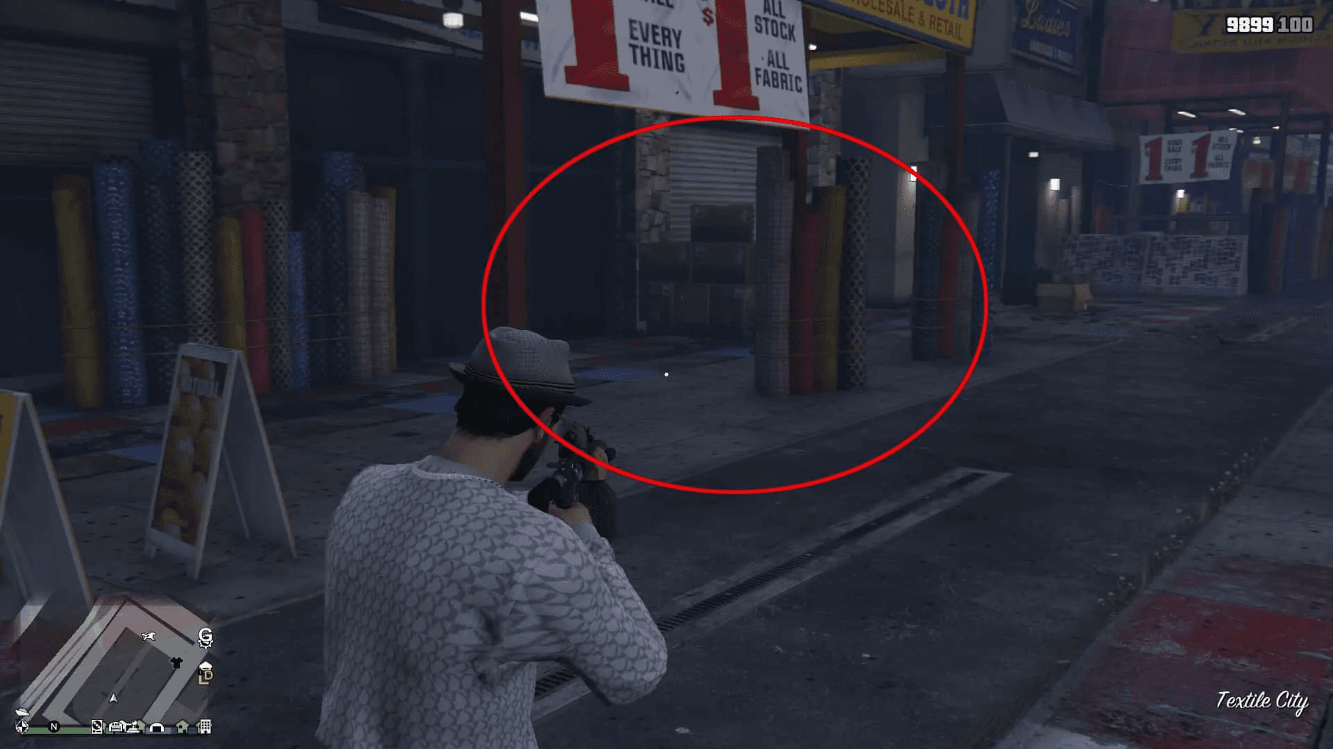 Prop 9's second location where the van can be