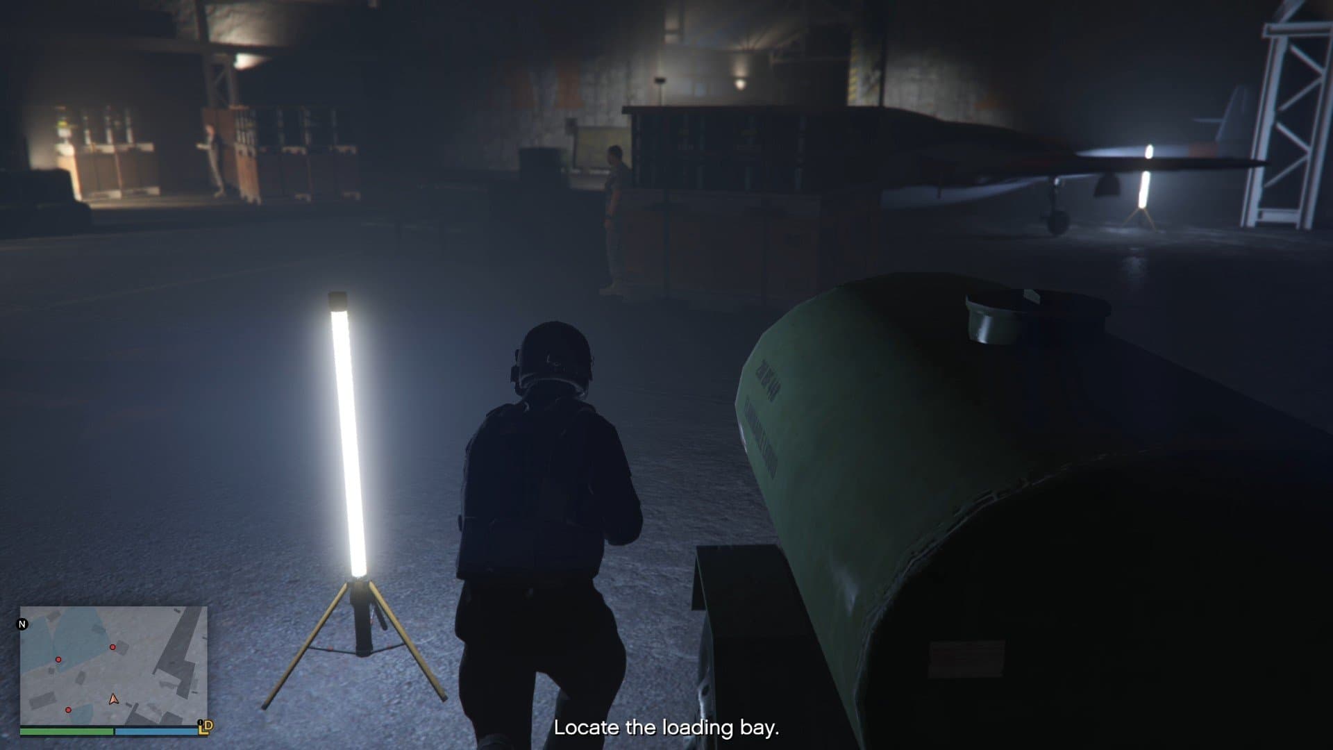 Sneaking up to "Area A."