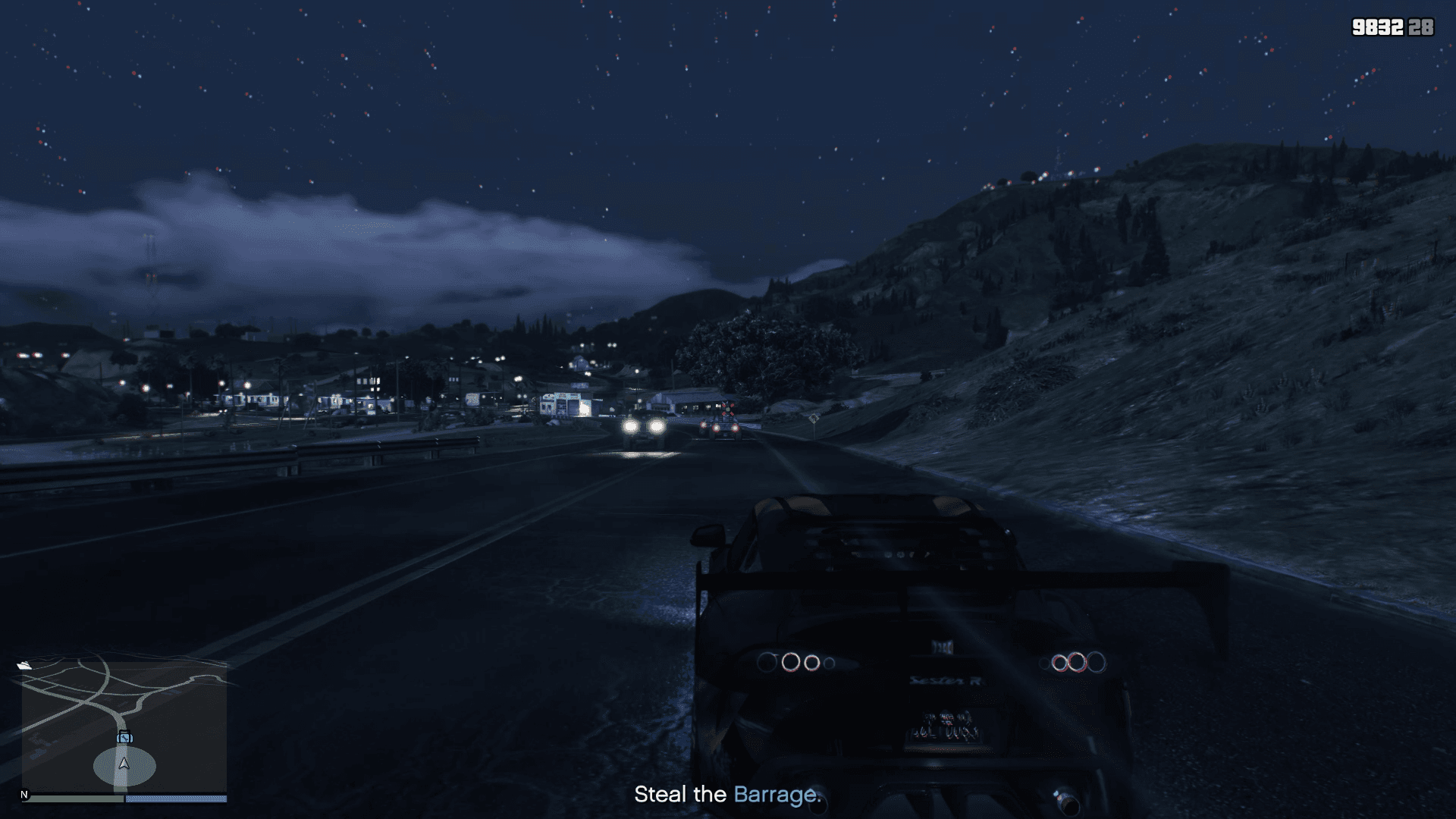 Eliminating the gunner mounted on the barrage