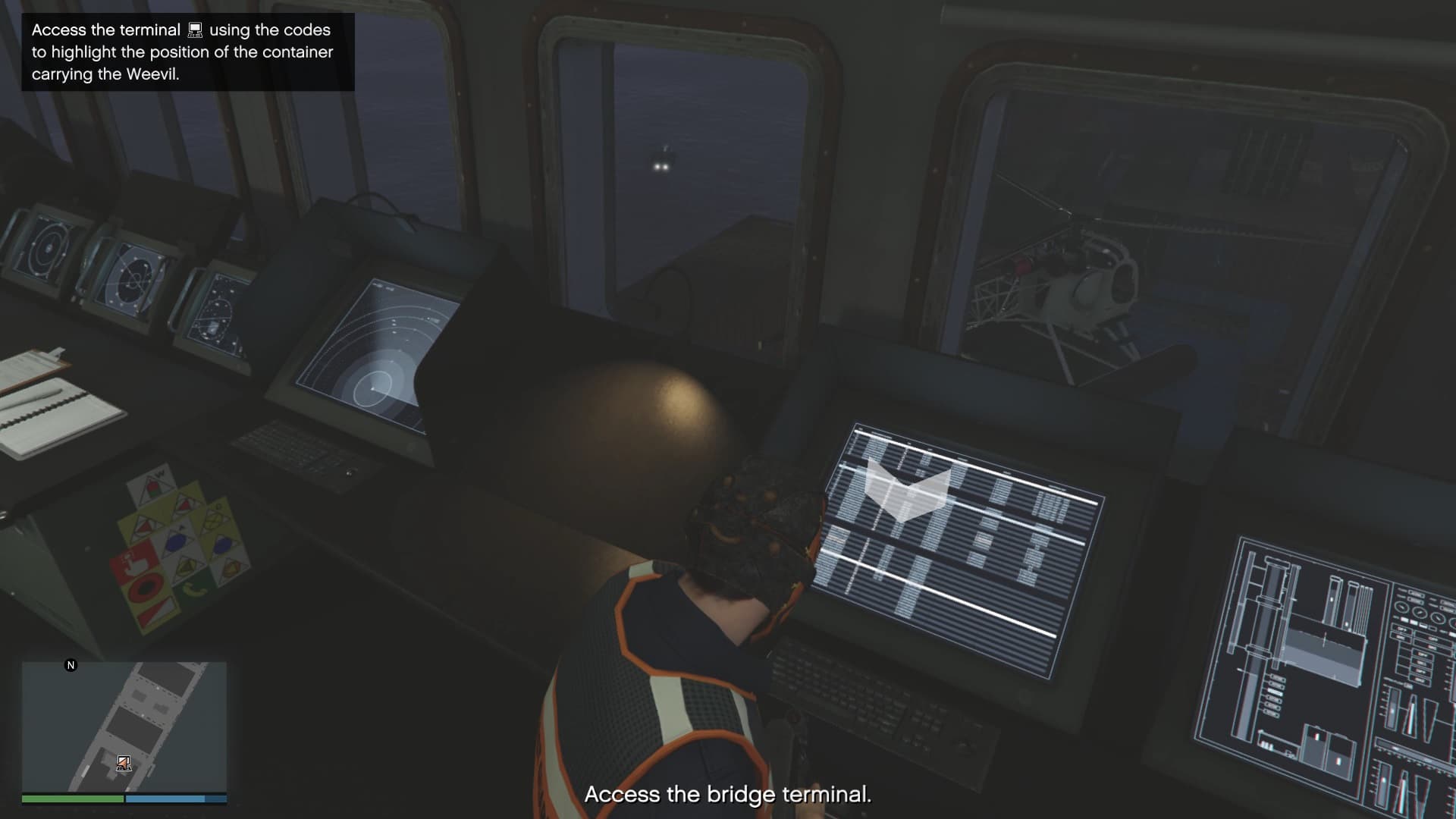 Bridge terminal.