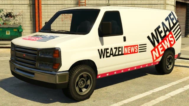 Bravado Rumpo with the Weazel News Livery.