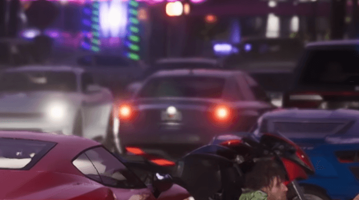 Obey Tailgater driving around Ocean Drive as seen in the first trailer for GTA VI.