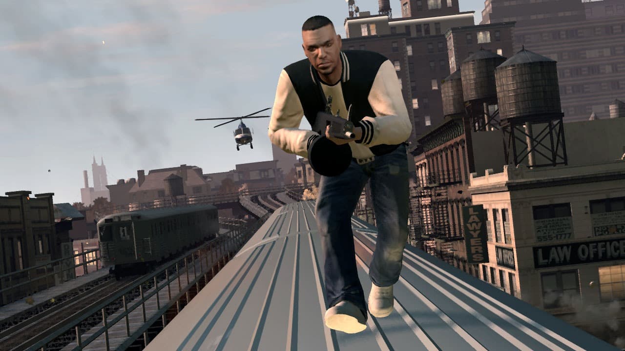 Luis, during the mission 'The Man Who Has Everything' in GTA IV: The Ballad of Gay Tony Expansion.