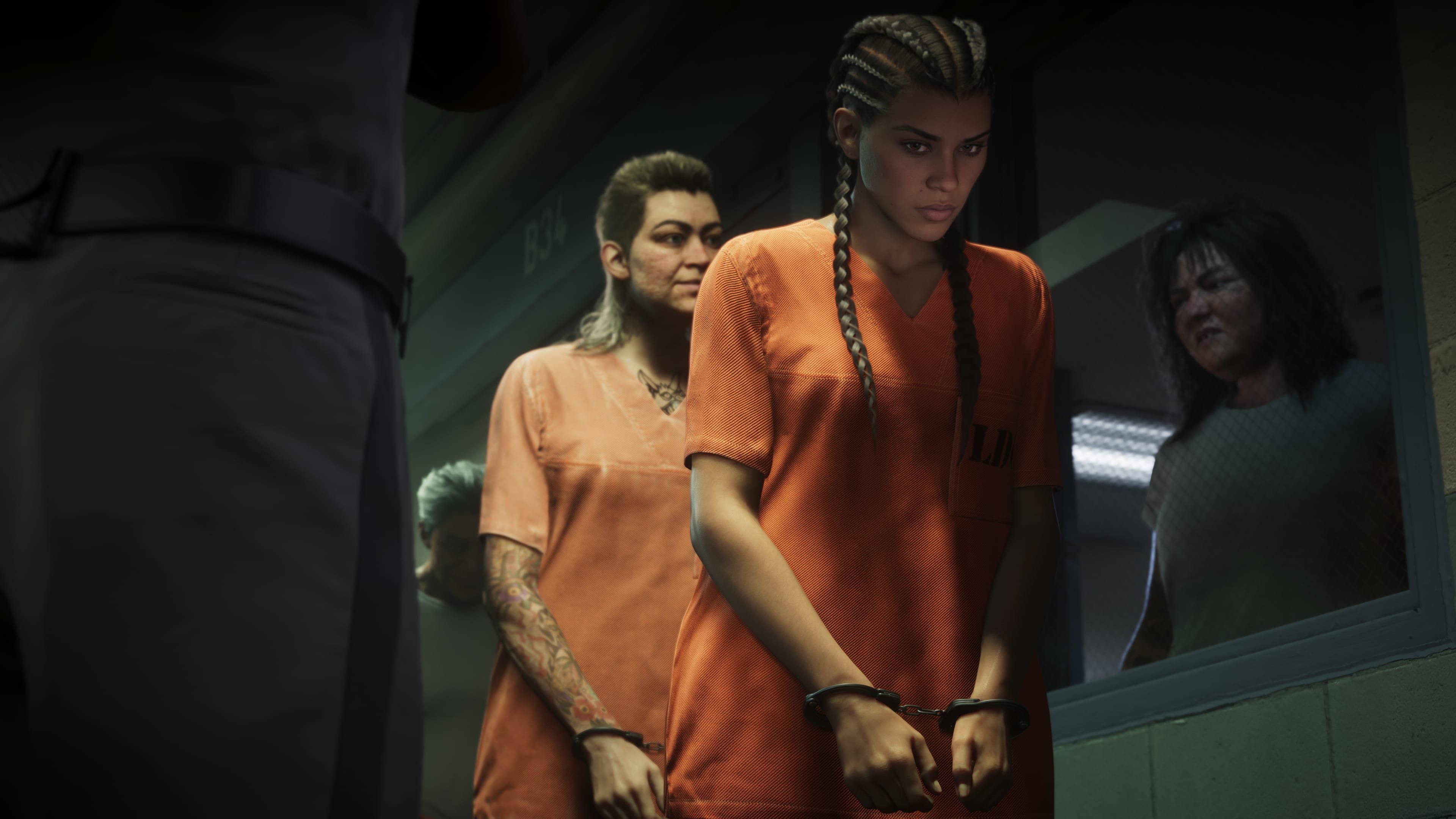 Lucia alongside other inmates at the Leonida Department of Corrections.