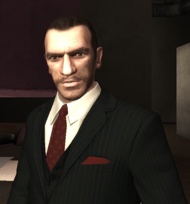 Niko in a suit.