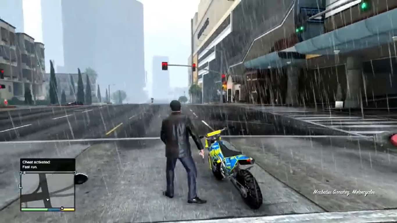 Fast Run Cheat For GTA 5 Demo Video