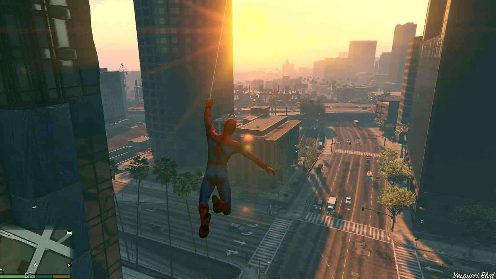 GTA 5 Meets Spider-Man Thanks To JulioNIB