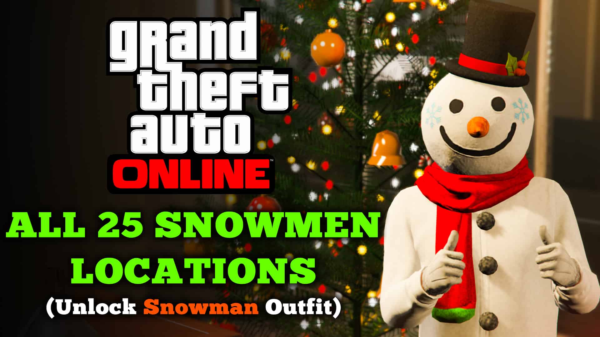 All 25 Snowmen Locations in GTA Online — Christmas Event Guide