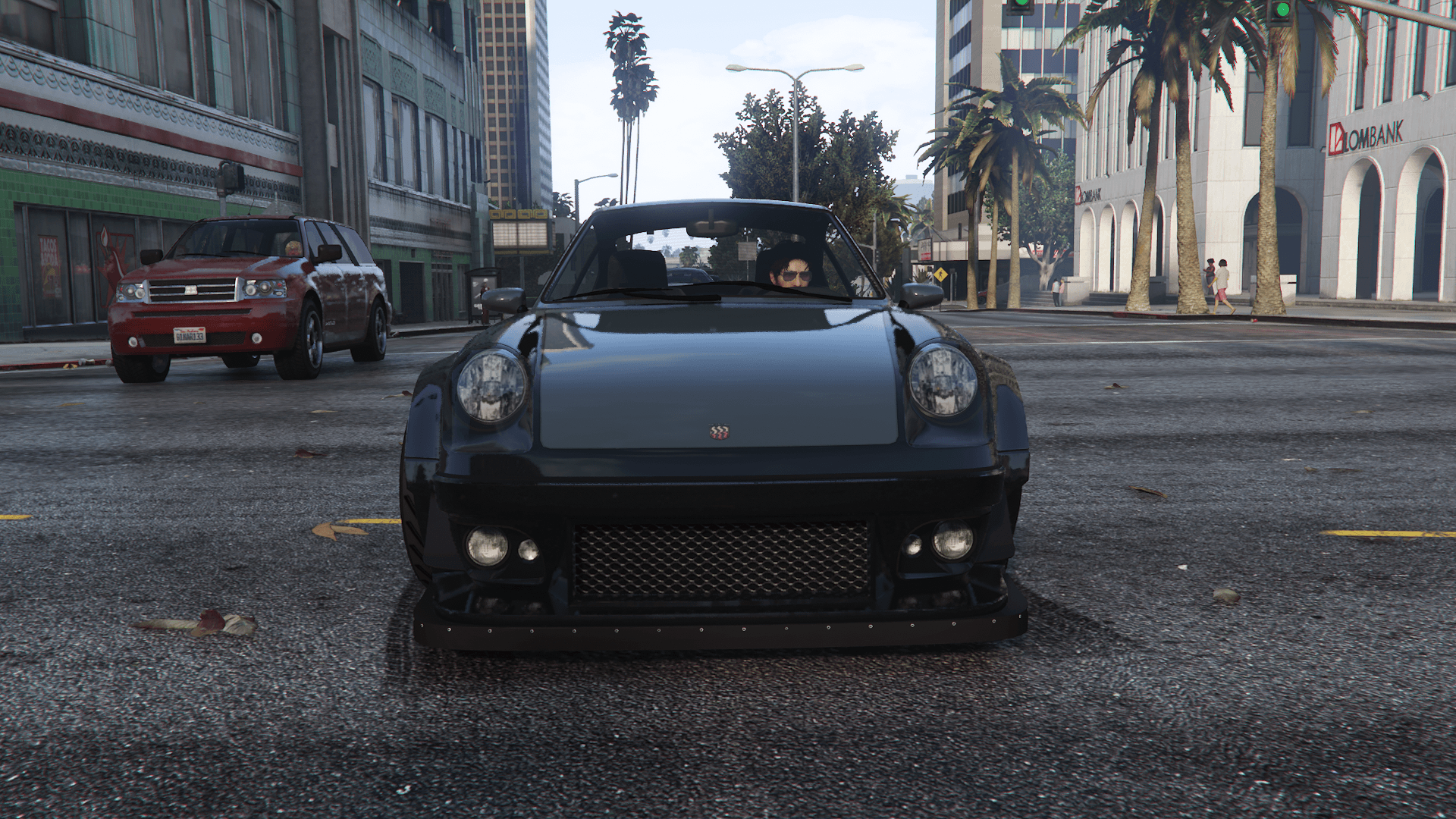 The front of the Pfister Comet Retro Custom as seen in GTA Online.