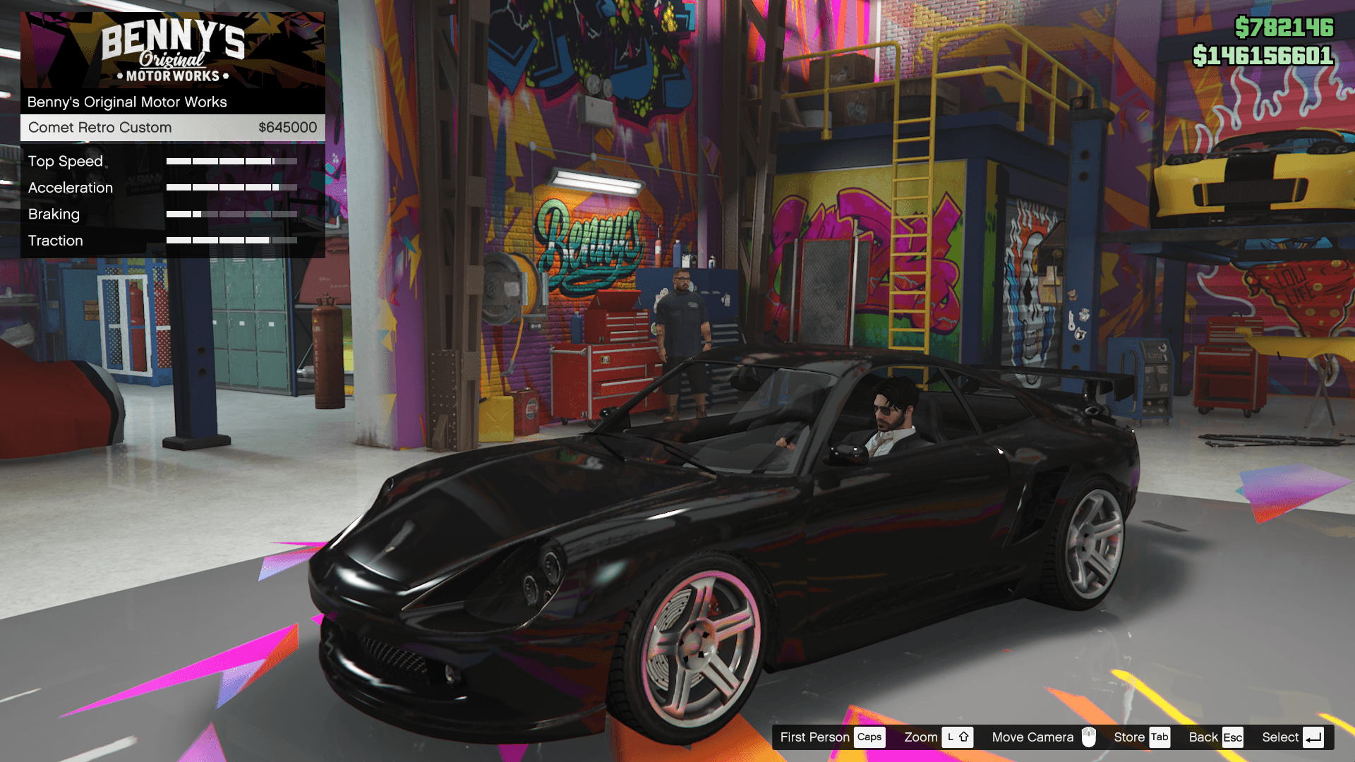 The Pfister Comet Retro Custom upgrade option at Benny's Original Motor Works for $645,000.