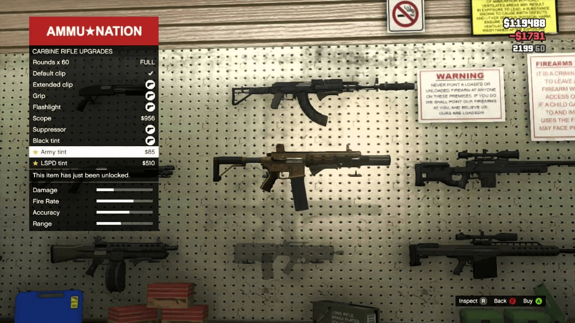 GTA 5 Guns Cheat Demo Video