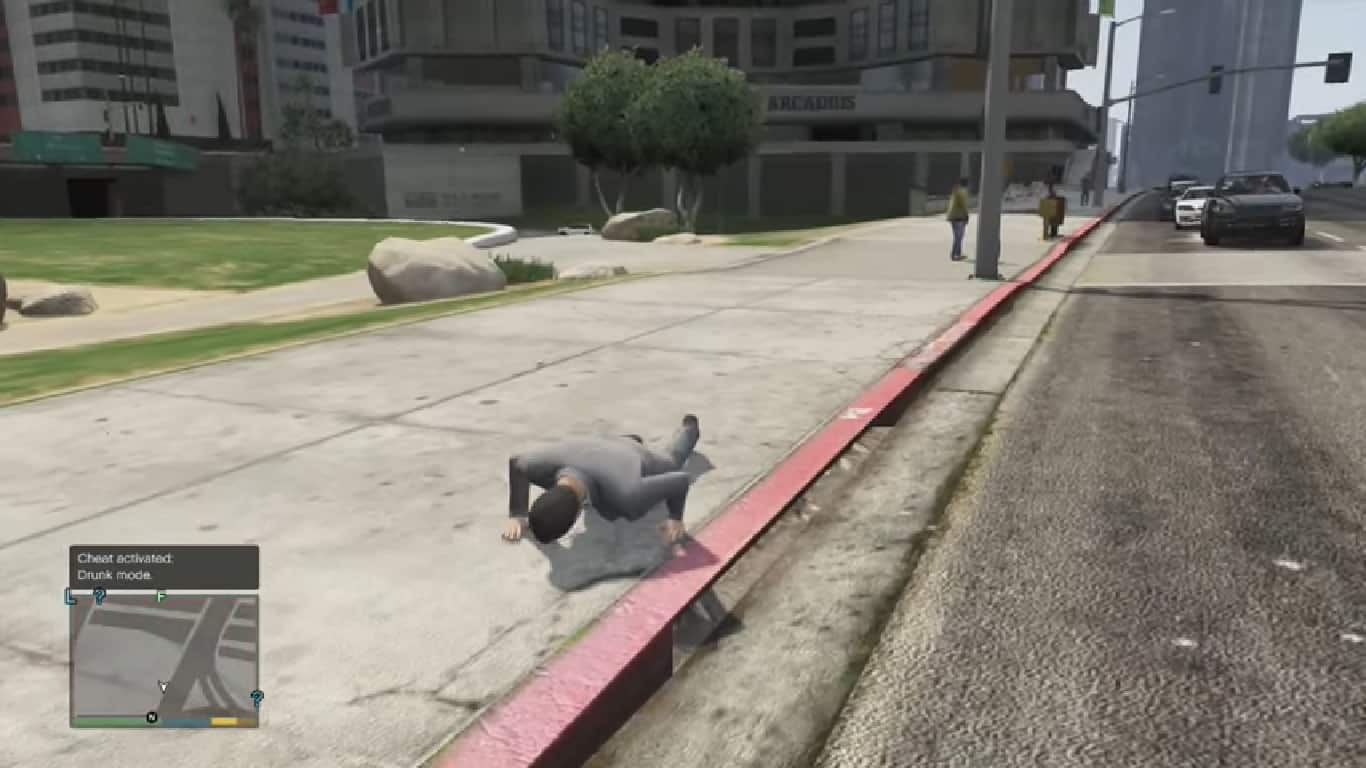GTA 5 Drunk Cheat Demo Video