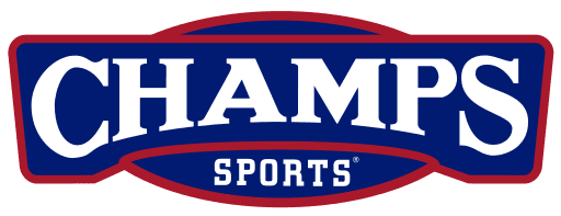 The official Champs Sports logo that the in-game Alpha brand resembles closely.