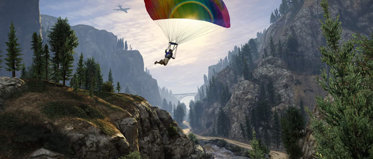 GTA 5 Parachute Cheat Demo Video